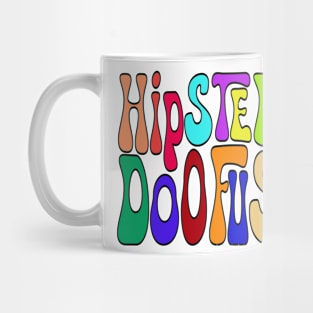 Colorful Hipster Doofus Mug